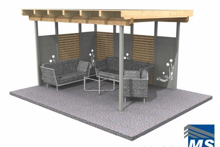 Bausätze für Garten-Lounges, Gartenhäuser und Pavillons