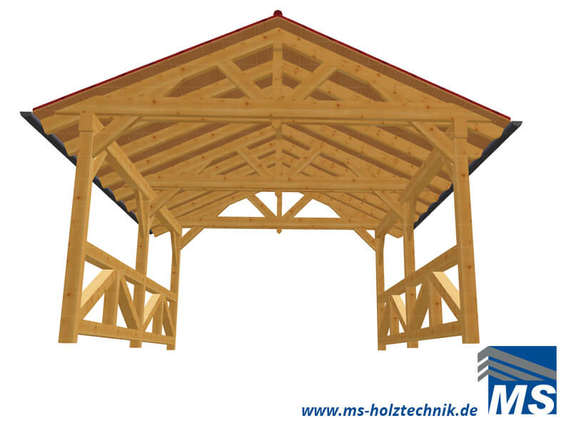 MS Holztechnik - Mathias Schmidt - Carport Bausatz CP01